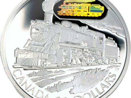 RDC 2002 $20 Transportation Train - Canadian Pacific D10 Sterling Silver (Impaired) Online