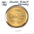 Senator Robert F. Kennedy (1925-1968) Memorial Medallion (Gold Colour) Fashion