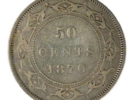 1870 Newfoundland 50-cents F-VF (F-15) Sale