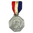 1935 Middlesex, England, King George V & Queen Mary Silver Jubilee Medal with Ribbon Hot on Sale