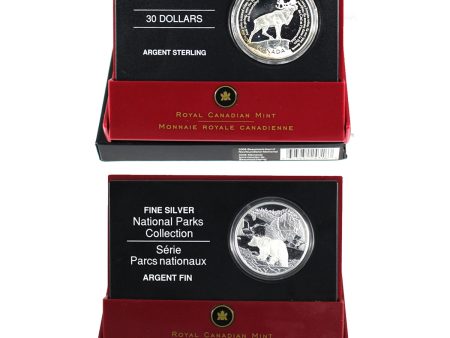 Pair of 2006 Canada Nahanni National Park & Beaumont-Hamel Silver, 2Pcs (Impaired) on Sale