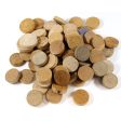 Lot of 85+ Assorted Wooden Tokens, 85+ Pcs (May contain duplicates) on Sale