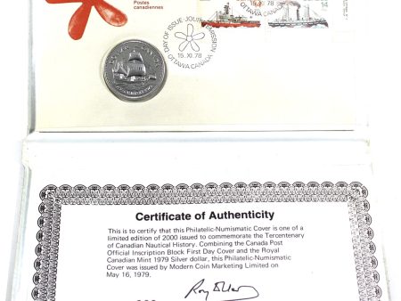 1679-1979 Tercentenary of Canadian Nautical History Philatelic Numismatic Cover For Sale