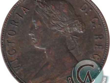 1873 Newfoundland 1-cent VF-EF (VF-30) $ For Cheap