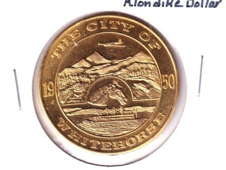 Yukon Territory 1971 Klondike Dollar Trade Token - City of Whitehorse (Lightly Toned) Online