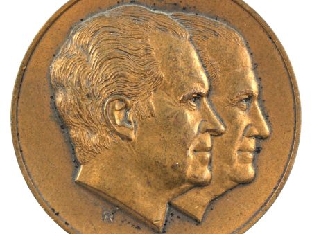 1973 Richard Nixon & Spiro Agnew 2nd Term Inaugural Medal - Giant (Spots) Discount