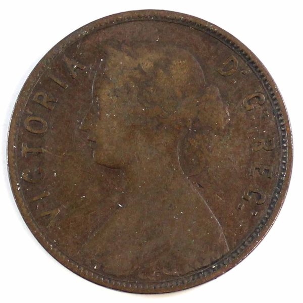 1865 Newfoundland 1-cent VG-F (VG-10) Online Hot Sale