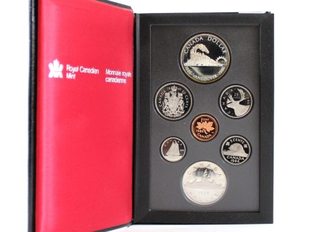 RDC 1986 Canada Proof Double Dollar Set with COA (silver $1 toned) Discount