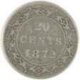 1872H Newfoundland 20-cents ICCS Certified F-12 For Discount