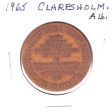 1965 Claresholm, Alberta, Diamond Jubilee 50-cent Trade Token (Light Corrosion) Hot on Sale