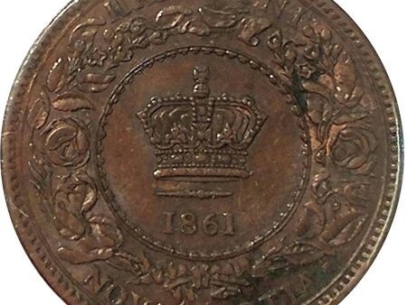 1861 Nova Scotia 1 2 Cent AU-UNC (AU-55) $ Online now