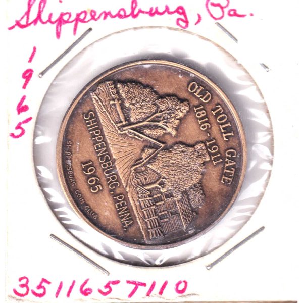 Shippensburg, Pennsylvania, 1965 Coin Club Medallion For Cheap