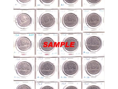 Lot of 196x 1968-2009 Canada Dollars, 196Pcs in Binder (Skips dates) Supply