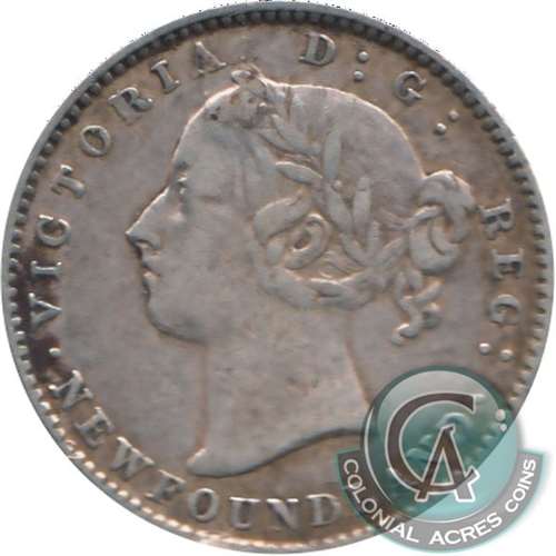 1865 Newfoundland 10-cents F-VF (F-15) $ Online Hot Sale