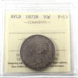 1872H Newfoundland 50-cents ICCS Certified F-15 Online