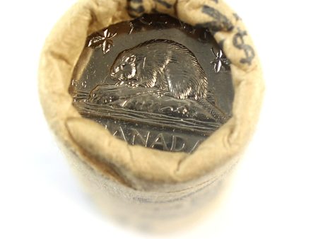 1964 Canada 5-Cent Original Roll of 40pcs (Bank of NS paper) Rolls may be double headed For Discount