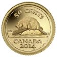 RDC 2014 50-cent Canada s Classic Beaver 1 25oz Pure Gold (No Tax) Impaired Fashion