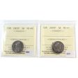 Pair of 2002P & 2003P Canada 5-Cents ICCS Certified MS-65, 2Pcs Fashion