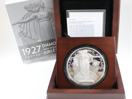 1927 Confederation Medal Re-strike - 10oz. Pure Silver (No Tax) on Sale