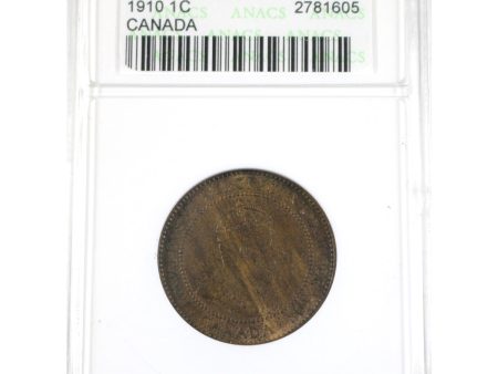 1910 Canada 1-cent ANACS-certified MS-62 (UNC+) Brown Online Sale