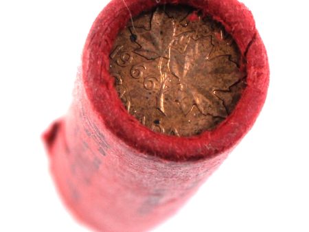 1966 Canada 1-cent Original Roll of 50Pcs (May be double headed, have tears) Online Sale