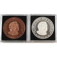 Pair of 2006 CNA Niagra Falls Silver & Copper Medallions (No tax) lightly toned. 2pcs Hot on Sale