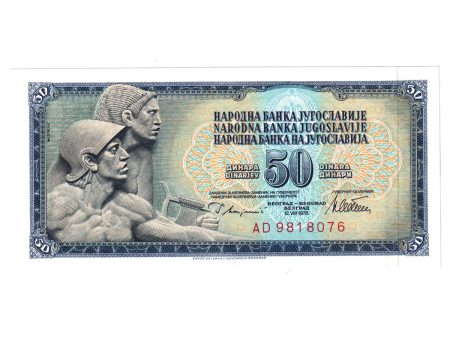 Yugoslavia Note, Pick #89a 1978 50 Dinara, Uncirculated Online Sale