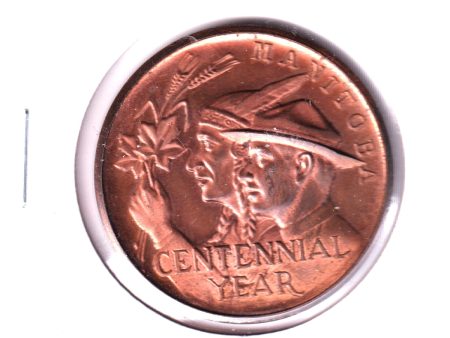 1970 Manitoba Centennial Year Medallion For Cheap