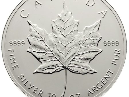 RDC 1998 Canada 10oz 10th Anniversary Silver Maple Leaf Coin (No Tax) Impaired Sale