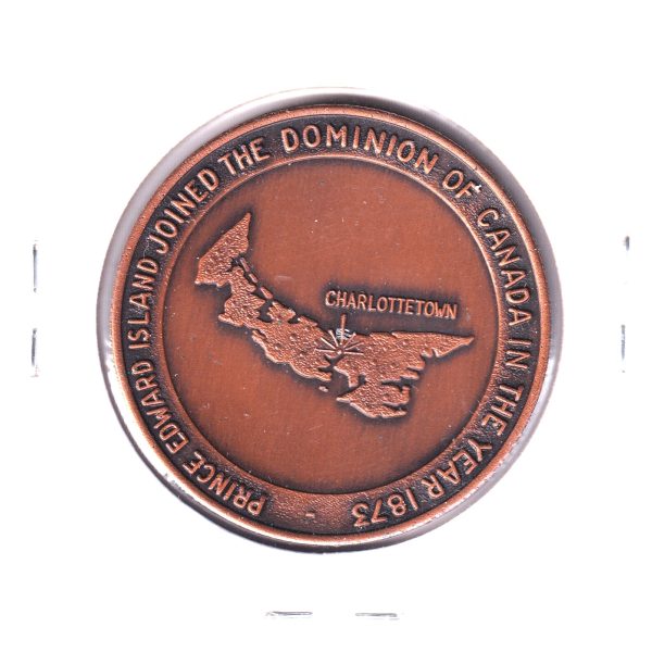 Prince Edward Island Joined the Dominion of Canada in the Year 1873 Medallion For Cheap