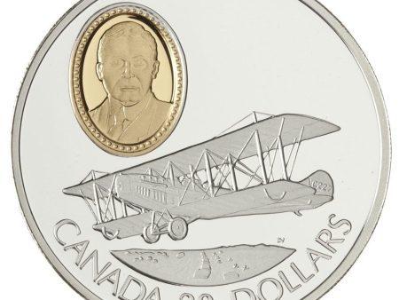 RDC 1992 Canada $20 Aviation - The Curtiss JN4 Sterling Silver (Scratched Capsule) Online