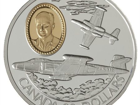 RDC 1996 Canada $20 Aviation - Avro CF-100 Canuck Sterling Silver (Impaired) Supply