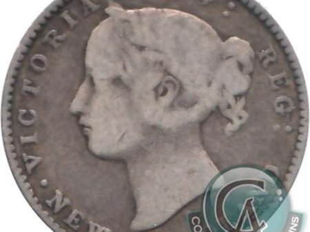 1872H Newfoundland 10-cents Very Good (VG-8) Cheap