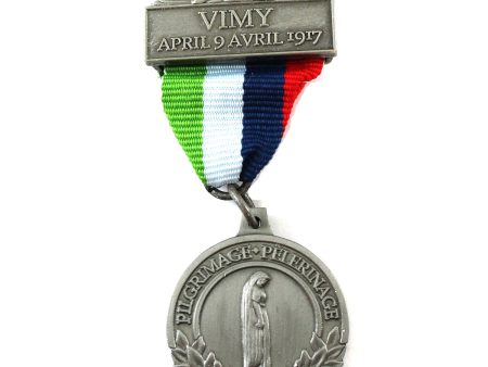 Vimy Foundation Pilgrimage Medallion with Ribbon (May be scuffed) Discount