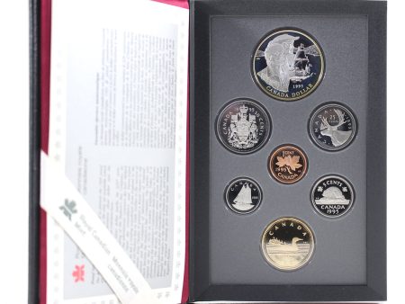 RDC 1995 Canada Hudson s Bay Company Anniversary Proof Double Dollar Set (Lightly toned) For Sale