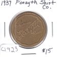 1937 Forsyth Shirt Company Good Luck Medallion Online Hot Sale