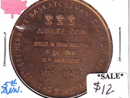 1912-1962 Town of Herbert 50th Anniversary Medallion Sale