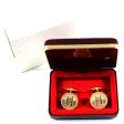 Pair of Vintage Royal Canadian Mint Gold-plated Cufflinks, 2Pcs in Case (See text) Supply