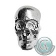 Monarch Hand Poured Skull 3oz .999 Fine Silver (No Tax) Hot on Sale