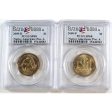 Pair of 2009(P) & (D) USA $1 Native American PCGS Certified SP-68 in Position A. 2pcs Online now