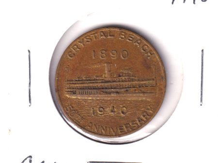 1890-1940 Crystal Beach, Ontario, 50th Anniversary Medallion Online now