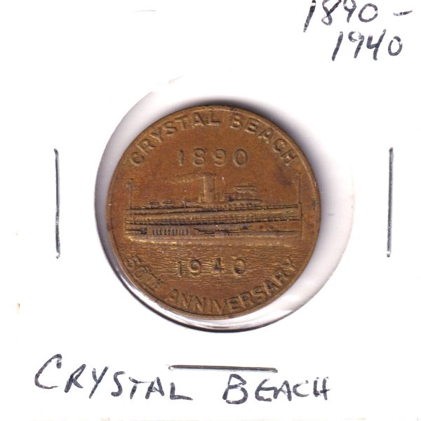 1890-1940 Crystal Beach, Ontario, 50th Anniversary Medallion Online now