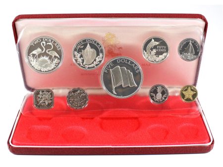 1975 Bahamas 9-Coin Proof Set on Sale