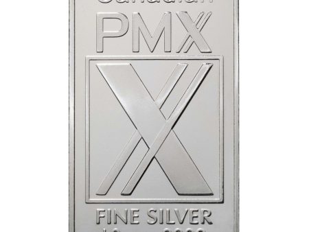 PMX 10oz .9999 Fine Silver Bar (No Tax) - Light Toning Scratch Cheap