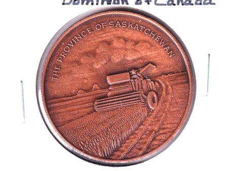 Saskatchewan Joined the Dominion of Canada in the Year 1905 Medallion, Undated Sale