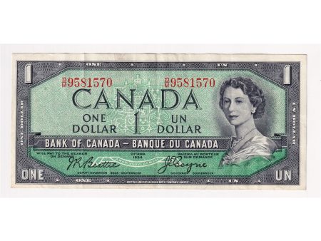 BC-37a-i 1954 Canada $1 Beattie-Coyne, D M, VF-EF Hot on Sale