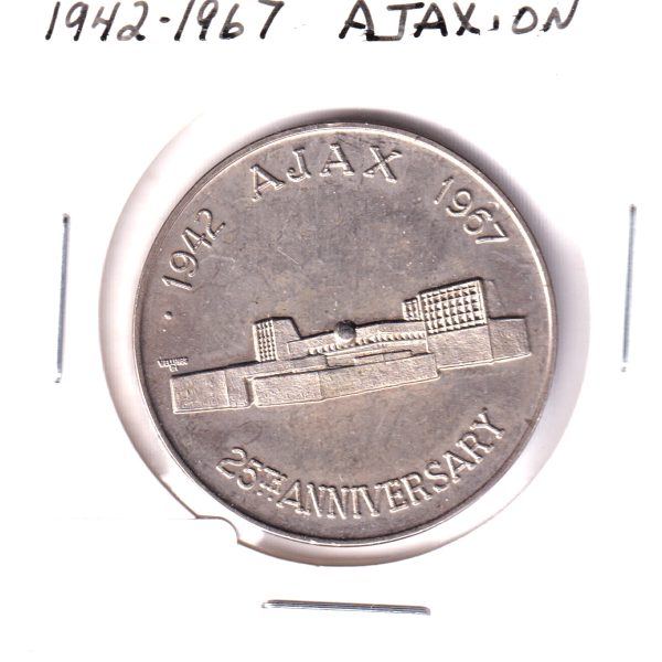 1967 Ajax 25th Anniversary, Going Ahead with Canada Centennial Medallion Online