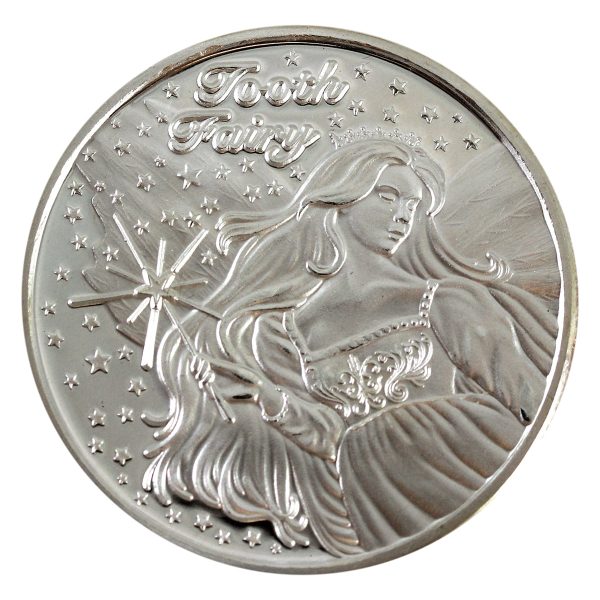 SilverTowne Tooth Fairy 1oz. Fine Silver Round in Box (No Tax) Issues Online Sale