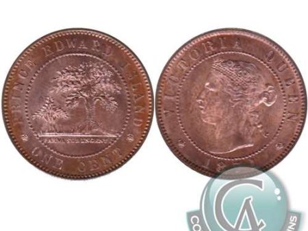 1871 Prince Edward Island 1-cent Choice Brilliant Uncirculated (MS-64) $ Supply