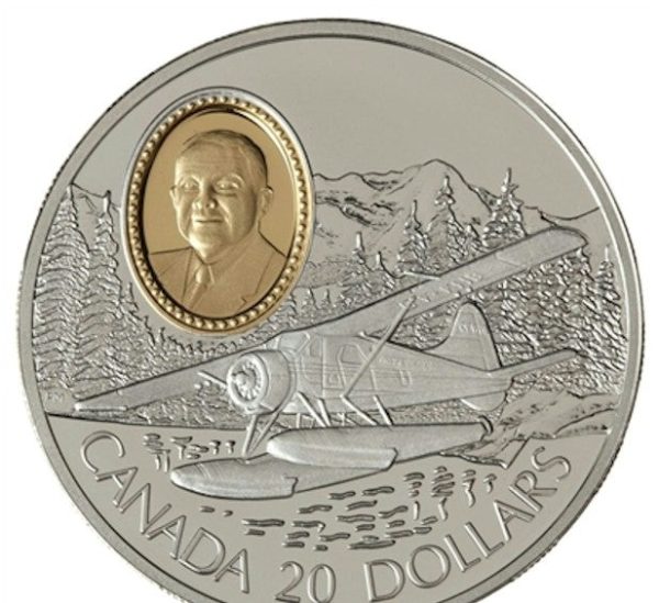 RDC 1991 Canada $20 Aviation - De Havilland Beaver Sterling Silver (Impaired) on Sale